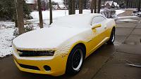 It snowed in Memphis! craziness I tell you and my Camaro didn't like it one bit. had icicles all over it.