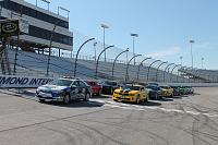 laps for charity around Richmond International Raceway