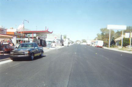 On the longest stretch of the Original Route 66 in Seligman AZ.